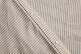 Pinstripe Linen Duvet Cover