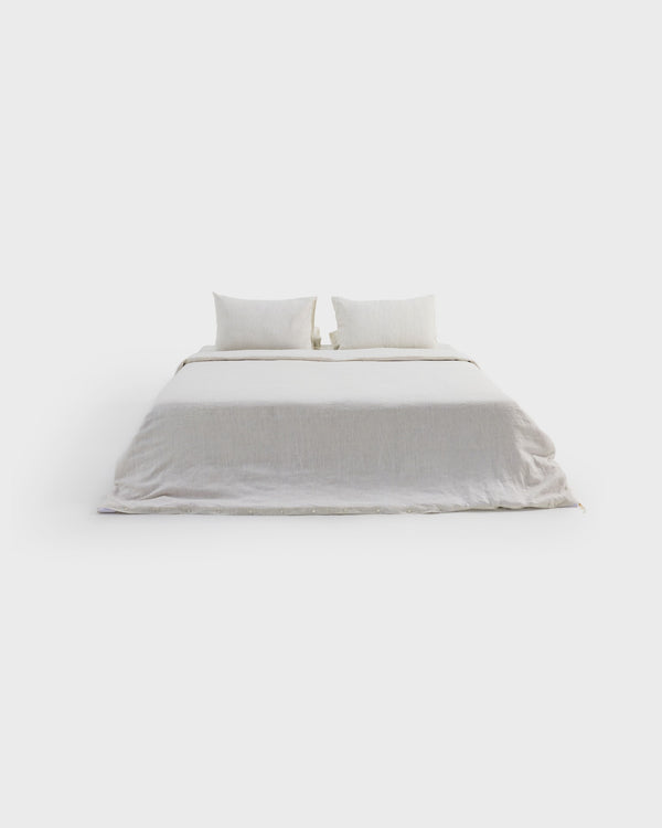 Pencilstripe Linen Bedding Set (4 pcs)