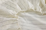 Jetstripes Linen Fitted Sheet
