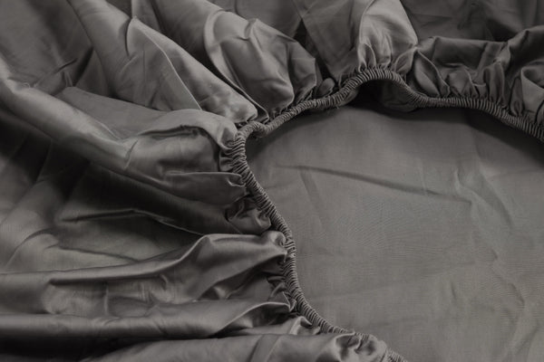 Ash Organic Cotton Fitted Sheet Set (3 pcs)