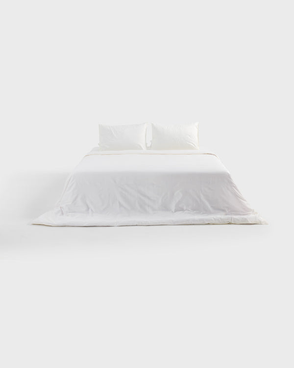 White Organic Cotton Bedding Set (4 pcs)