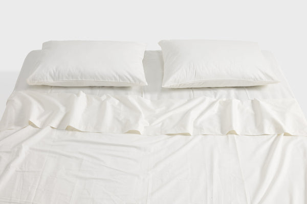 White Organic Cotton Sheet Set (4 pcs)
