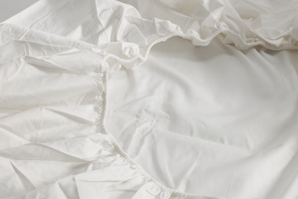 White Organic Cotton Fitted Sheet Set (3 pcs)