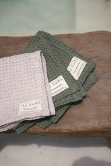 Waffle Linen Towels Set