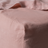 Fawn Linen Fitted Sheet Set