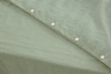 Sage Linen Duvet Cover Set (3 pcs)