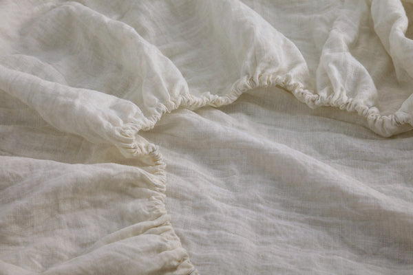 Flax Linen Fitted Sheet Set (3 pcs)