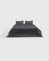 Charcoal Linen Duvet Cover