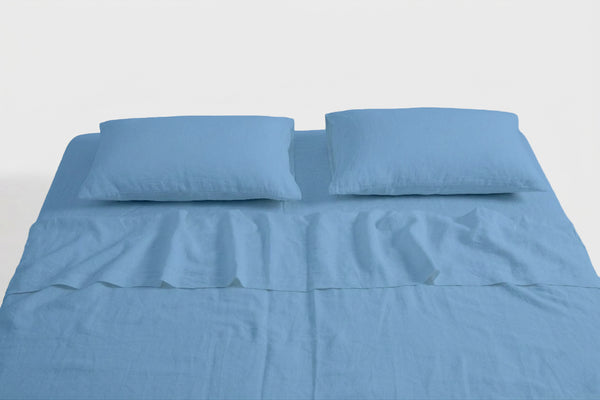 Denim Linen Sheet Set (4 pcs)