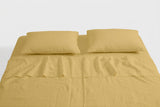 Walnut Linen Flat Sheet