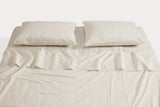 Ivory Organic Cotton Flat Sheet