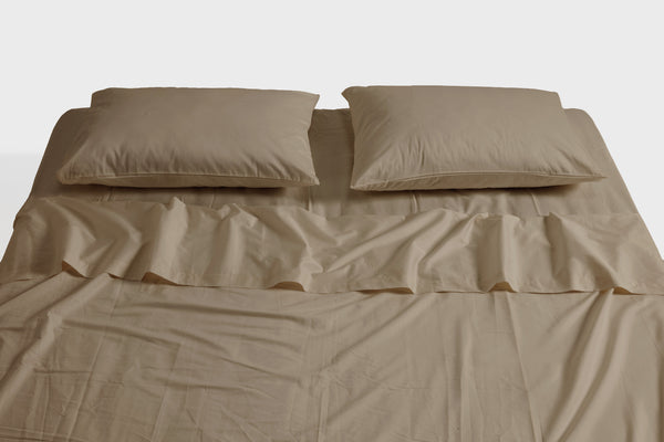 Mocha Organic Cotton Sheet Set (4 pcs)
