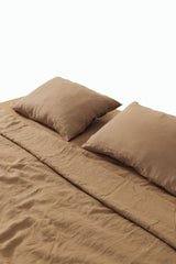 Walnut Linen Bedding Set (4 pcs)