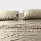 Cream Eucalyptus Sheet Set (4 pcs)