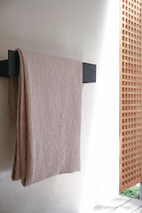 Fawn Linen Waffle Bath Towel Set (2 pcs)