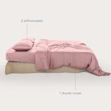 Blush Eucalyptus Duvet Cover Set (3 pcs)