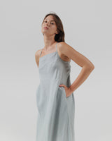 linen backcross dress