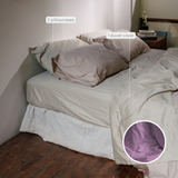 Lavender Organic Cotton Duvet Cover Set (3 pcs)