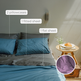 Lavender Organic Cotton Sheet Set (4 pcs)