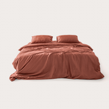 Peach Eucalyptus Pillowcases Set (2 pcs)