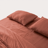 Peach Eucalyptus Fitted Sheet