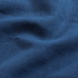 Indigo Linen Fitted Sheet