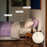 White Organic Cotton Bedding Set (4 pcs)