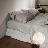 White Organic Cotton Duvet Cover Set (3 pcs)