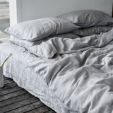 Fog Linen Fitted Sheet