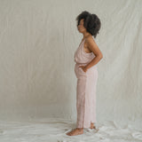 Fawn Stonewashed Linen Long Pants