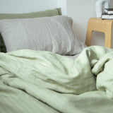 Sage Linen Fitted Sheet Set (3 pcs)