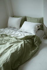 Sage Linen Fitted Sheet