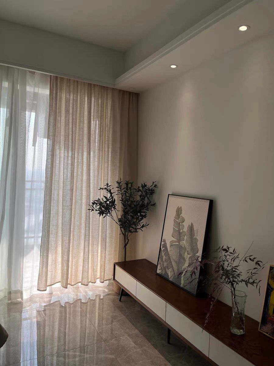 linen curtains