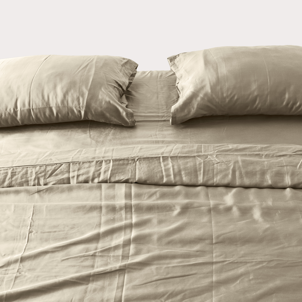 Cream Eucalyptus Duvet Cover