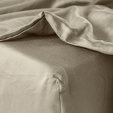 Cream Eucalyptus Fitted Sheet