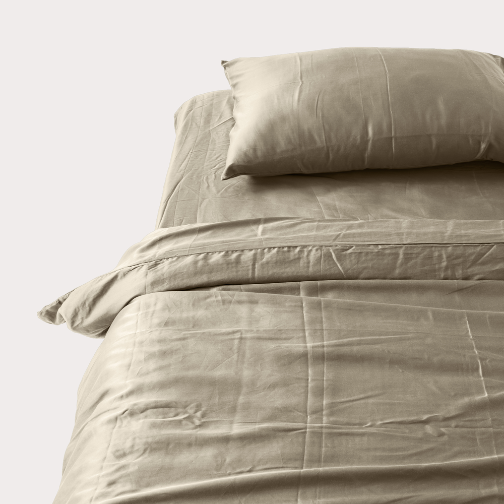 Cream Eucalyptus Duvet Cover