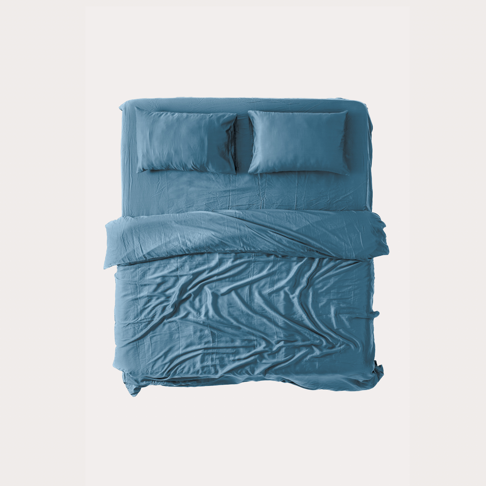 Midnight Eucalyptus Flat Sheet
