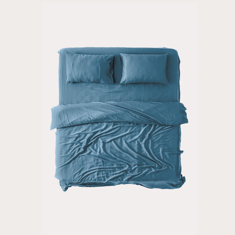 Midnight Eucalyptus Duvet Cover Set (3 pcs)