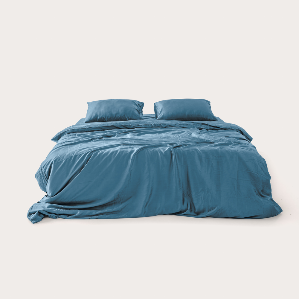 Midnight Eucalyptus Pillowcases Set (2 pcs)