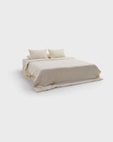 Pinstripe Linen Bedding Set (4 pcs)
