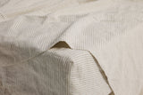 Pinstripe Linen Flat Sheet