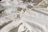 Pencilstripe Linen Fitted Sheet