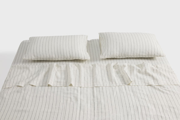 Jetstripes Linen Sheet Set (4 pcs)