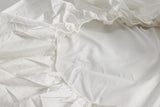White Organic Cotton Fitted Sheet