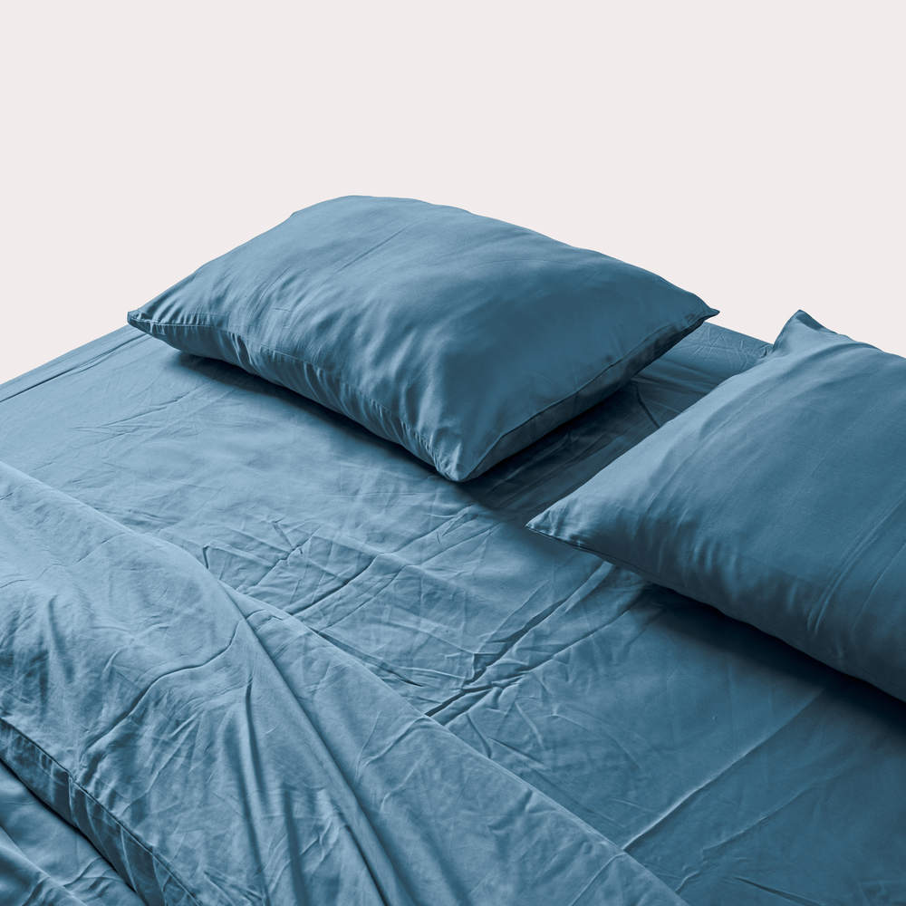 Midnight Eucalyptus Pillowcases Set (2 pcs)