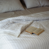 Jetstripes Linen Flat Sheet