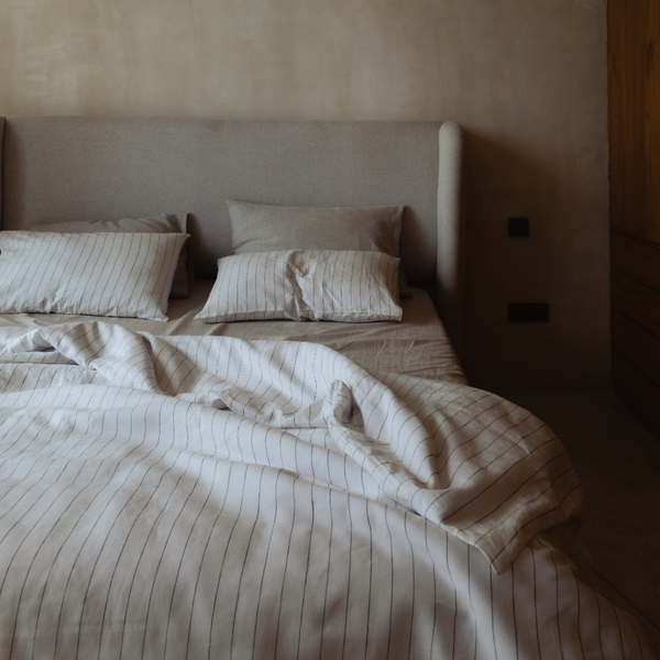 Jetstripes Linen Flat Sheet