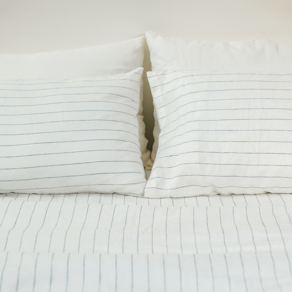 Jetstripes Linen Pillowcases Set (2 pcs)