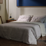 Cocoa Stripes Linen Sheet Set (4 pcs)