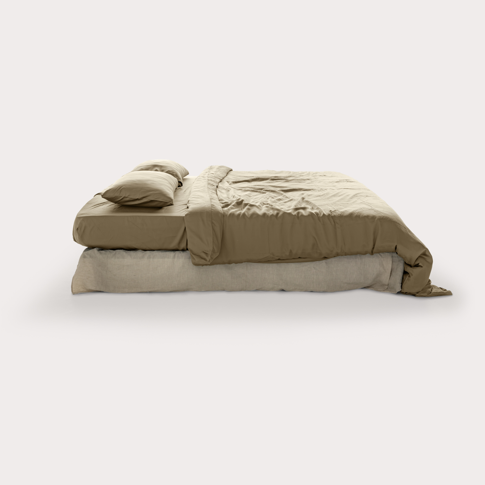Cream Eucalyptus Duvet Cover